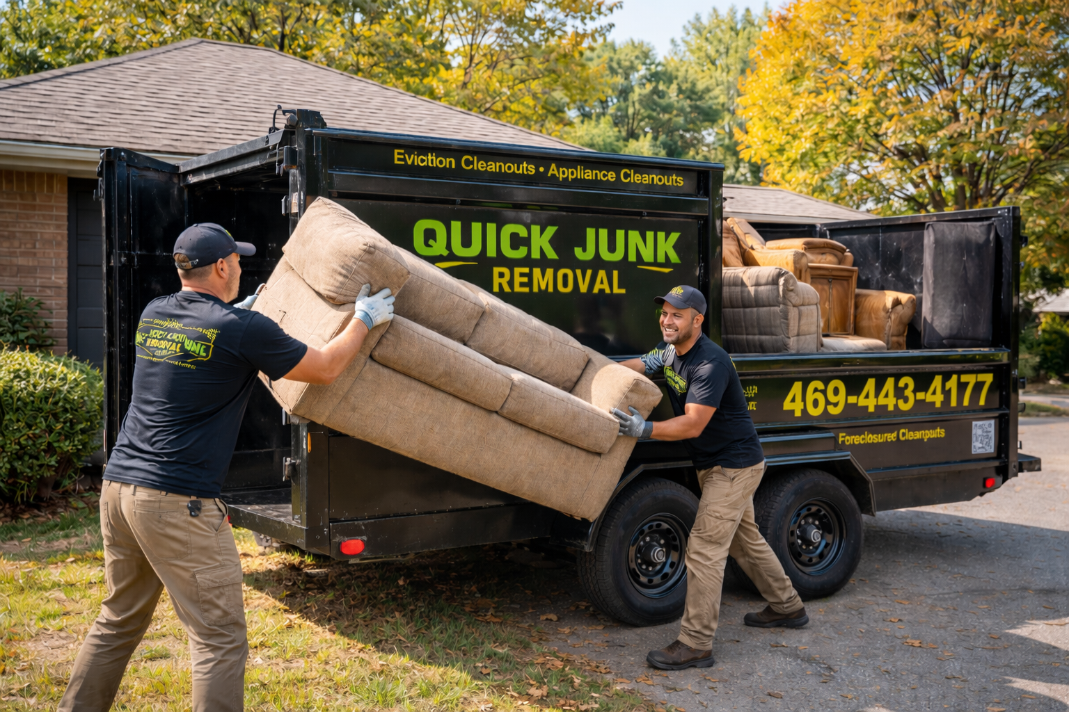 Quick Junk Removal | Plano, TX | Residential Junk Removal Fast